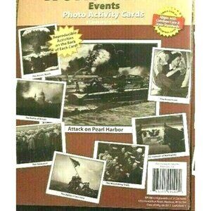 Hands On Heritage World War II Events 8 Photo Activity Cards School Rare
